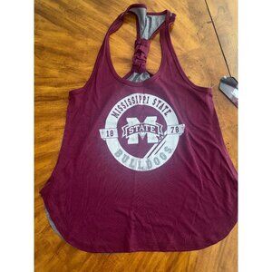 NWT! Women's Colosseum Athletics Mississippi State Bulldogs Tank Top - Medium